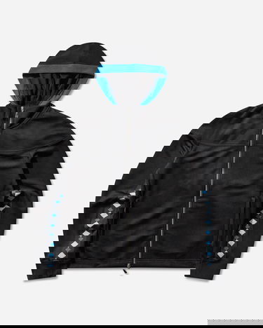 Яке Asics Novalis Styrax Hooded Full-Zip Track Jacket with Diamond Pattern Side Stripes Многоцветен | 2203A325-001, 0