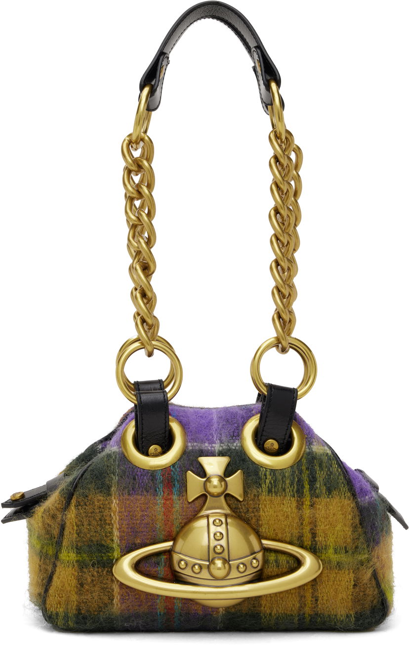 Дамска чанта Vivienne Westwood Chain Bag Лилаво | 46020008W-W00ZN-