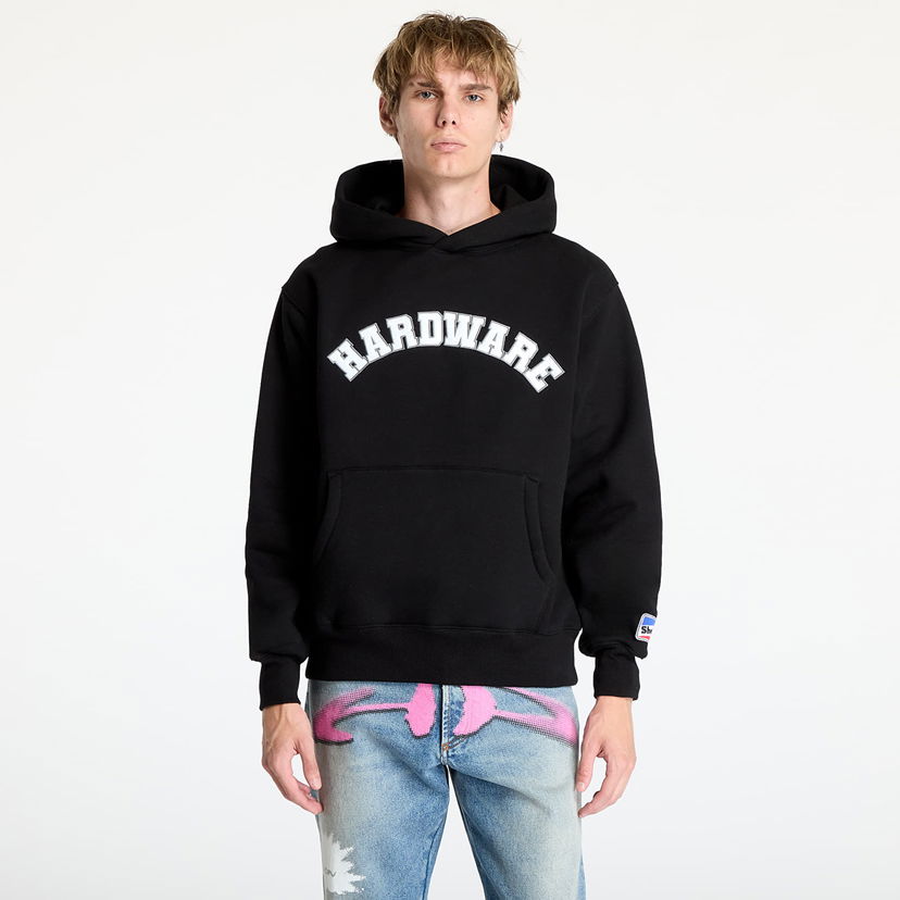 Суитчър Pleasures Hardware Hoodie Black Черно | P24F008 BLACK