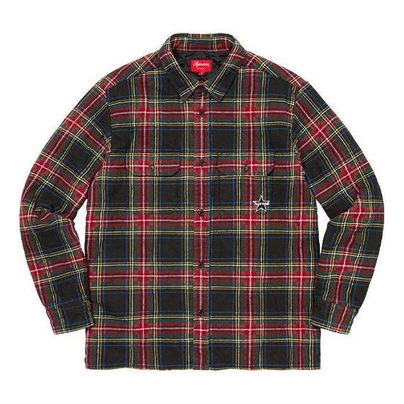 Риза Supreme Plaid Flannel Shirt Червено | SUP-FW21-295, 0
