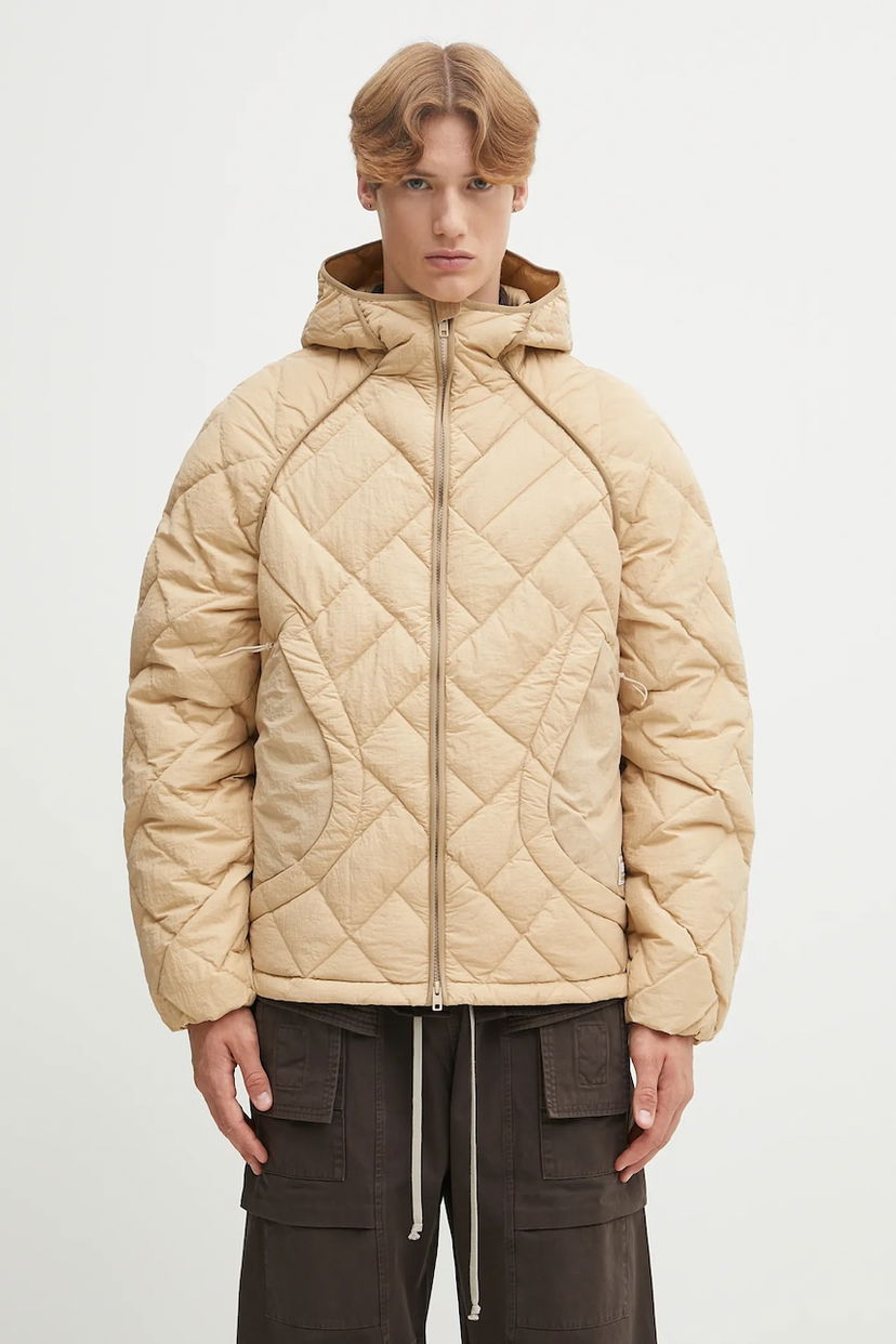 Пухо яке KENZO Kenzo Weave Light Weight Down Jacket Бежово | FF65OU1459NA