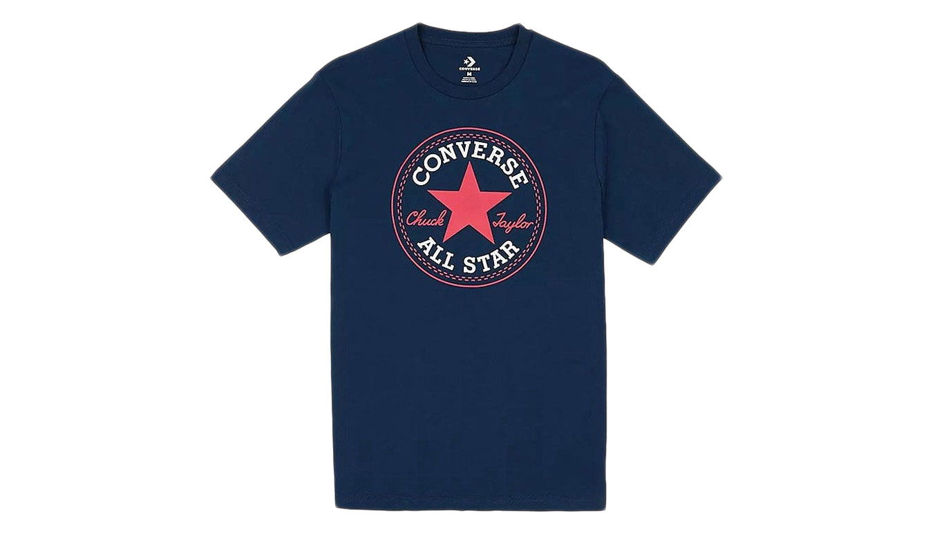 Тениска Converse Center Front Chuck Taylor Tee Тъмно синьо | 10024064-A03, 0