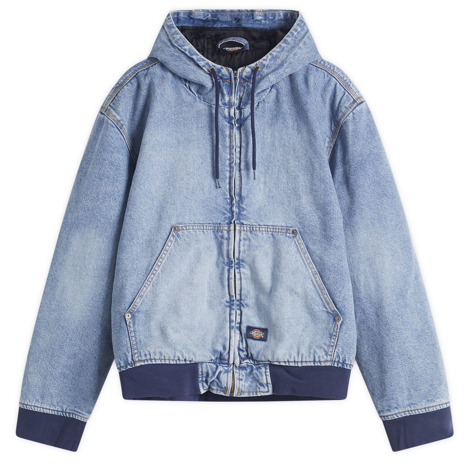 Яке Dickies Hooded Denim Jacket, Size Large Синьо | DK0A4ZAPK211-233, 1