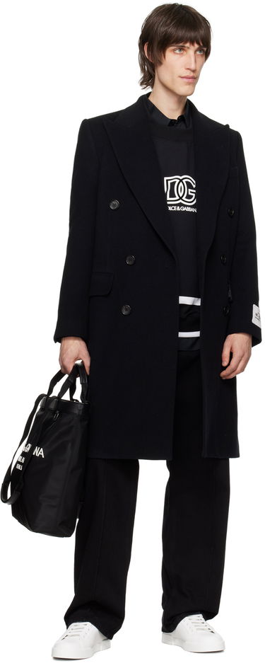 Голяма пазарска чанта Dolce & Gabbana Dolce&Gabbana Logo Tote Bag Черно | BM1640AG182, 3