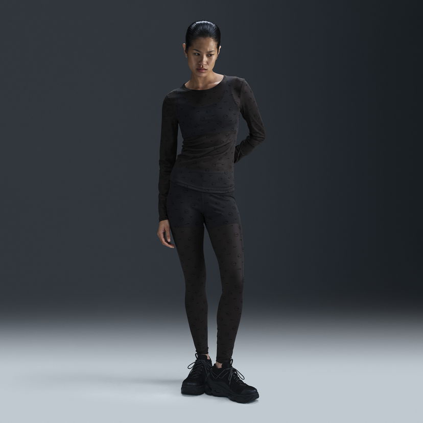 Клинове Nike High-Waisted Leggings Сиво | HQ3755-060