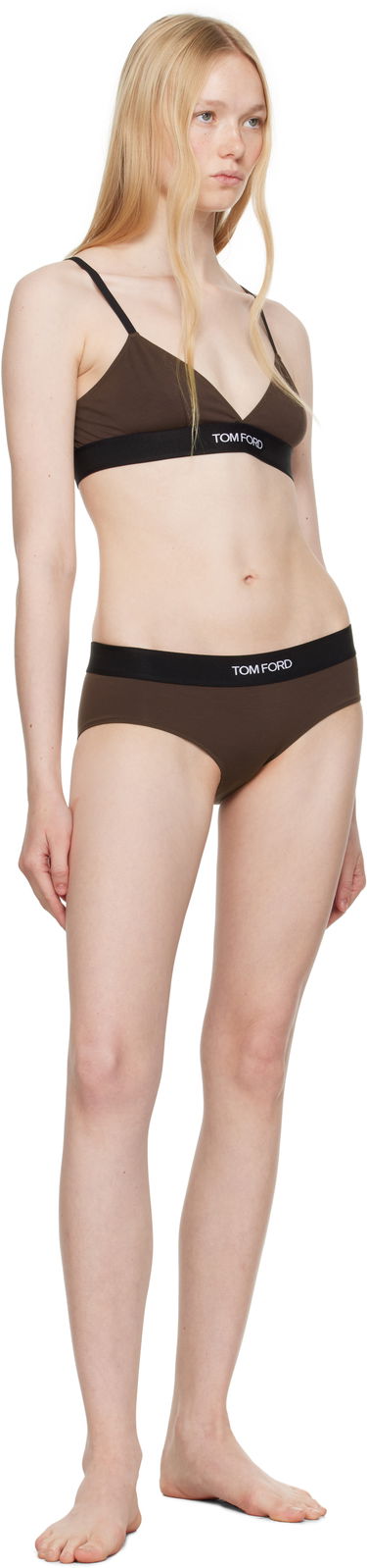 гащички Tom Ford TOM FORD Modal Signature Briefs Кафяво | KNJ004-JEX011, 3