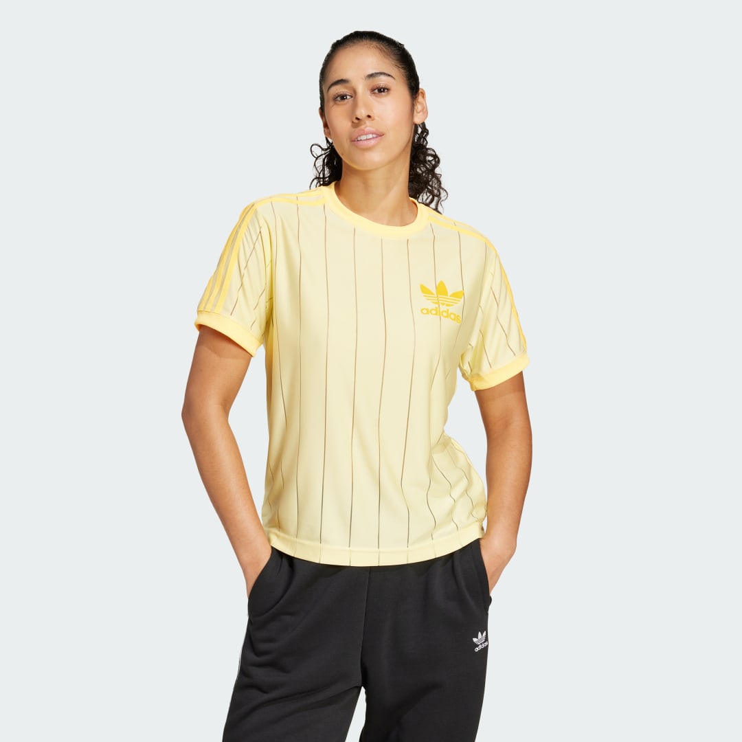 Тениска adidas Performance 3-Stripes Жълто | IT9869, 0