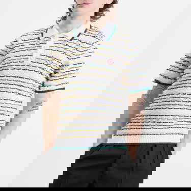 Поло тениска Casablanca Wavy Pattern Tuck Stitch Polo Shirt Многоцветен | M-SP26-KW-1260-01, 2