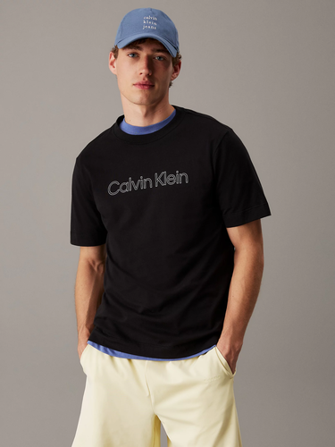 Тениска CALVIN KLEIN Calvin Klein Graphic Short Sleeve T-Shirt Черно | LVGMS5K164-UB1, 0