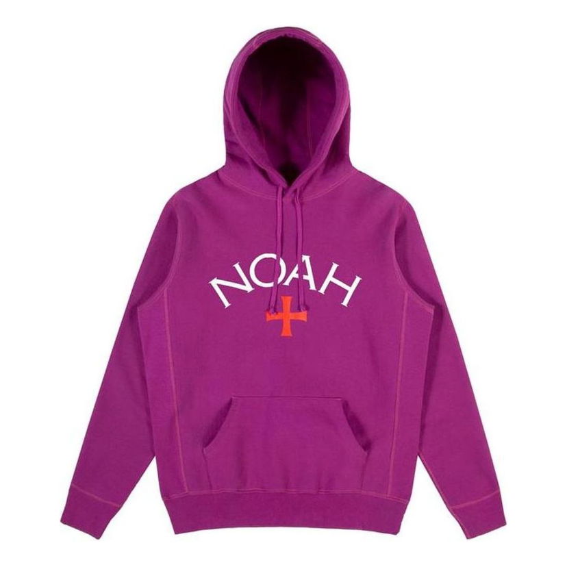 Суитчър Noah Noah Core Logo Cross Graphic Hoodie Лилаво | NOAH-SS18-007