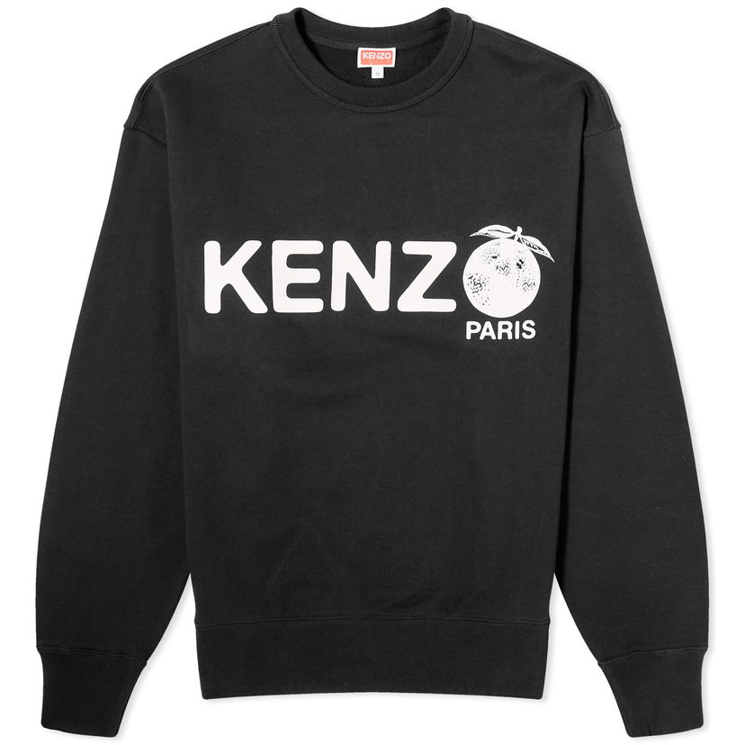 Суитчър KENZO Orange Crew Sweat Черно | FE55SW1734MG-99J