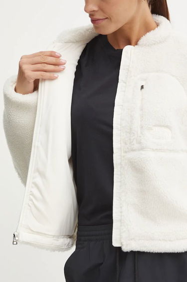 Яке The North Face White Cropped Fleece Jacket Бяло | NF0A88ZBQLI1, 5