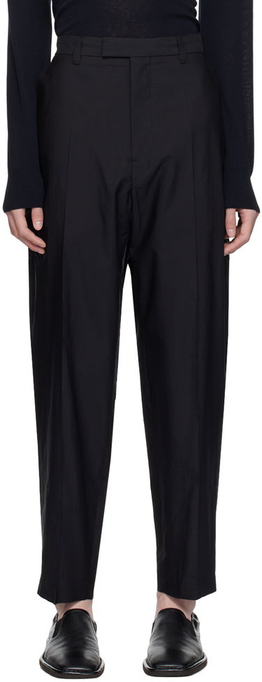 Панталони LEMAIRE Lemaire Washed Cropped Trousers Черно | PA1105 LF1209, 0