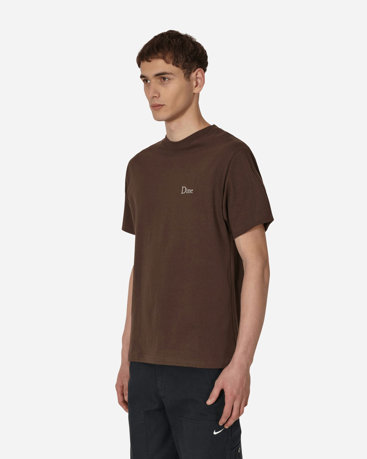 Тениска Dime Classic Small Logo T-Shirt Кафяво | DIMEHO30 WAL, 1