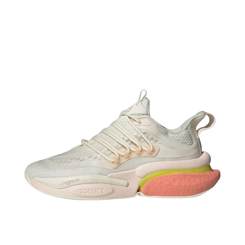 Кецове и обувки adidas Performance Alphaboost V1 Off White Wonder Clay Lucid Lemon (Women's) Сиво | IE9730