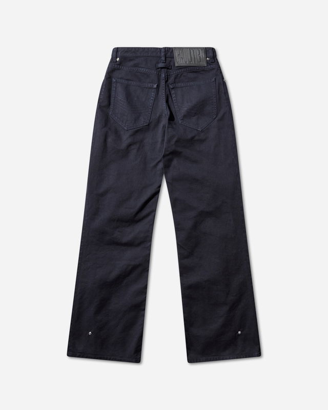 Snap-Button Denim Jeans