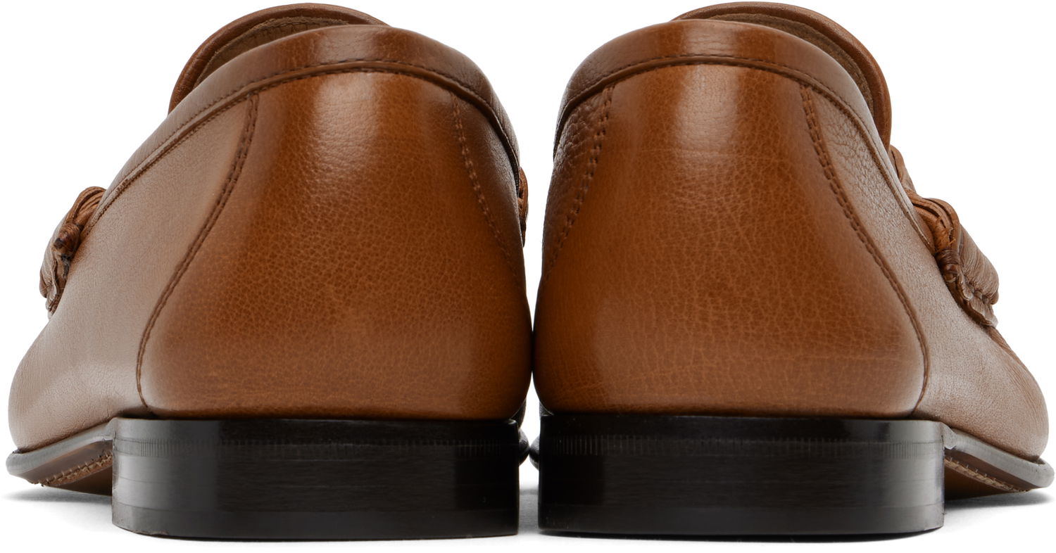 Грижа за обувките Valentino Valentino Garavani VLogo Signature Buffalo Loafers Кафяво | 6W2S0LM0EWV, 1
