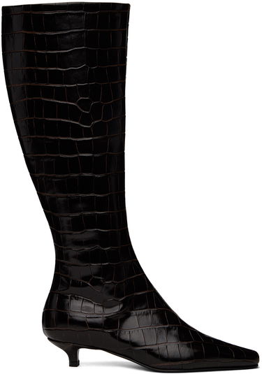 Дъждобран TOTEME TOTEME 'The Slim' Knee-High Boots Черно | 241-WAS954-LE0023, 0