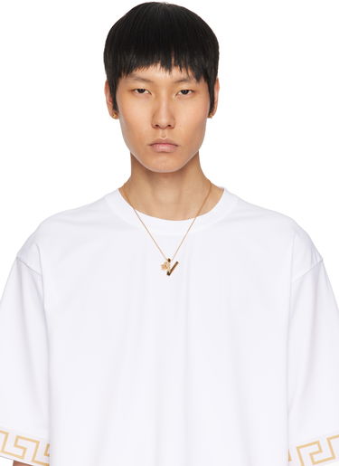 Колие Versace Versace V2025 Chain Necklace Металик | 1018979_1A00620, 3