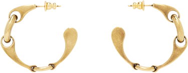 Обеци CHLOÉ 'The Chloé Spirit' Linked Teardrop Hoop Earrings Жълто | CH26SJE05CB7, 0