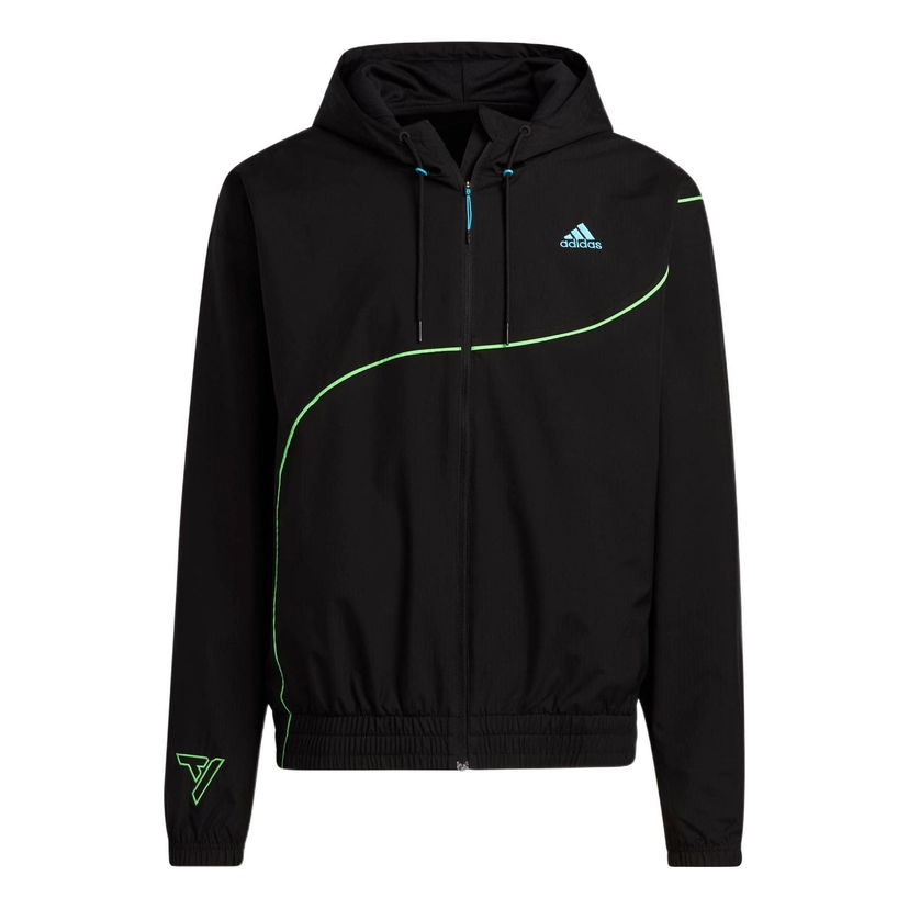 Суитчър adidas Originals Trae Windbreaker Jacket Черно | HS6873