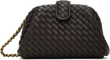 Дамска чанта Bottega Veneta Mini Chain Intrecciato Leather Shoulder Bag Кафяво | 804038 V4P61, 0