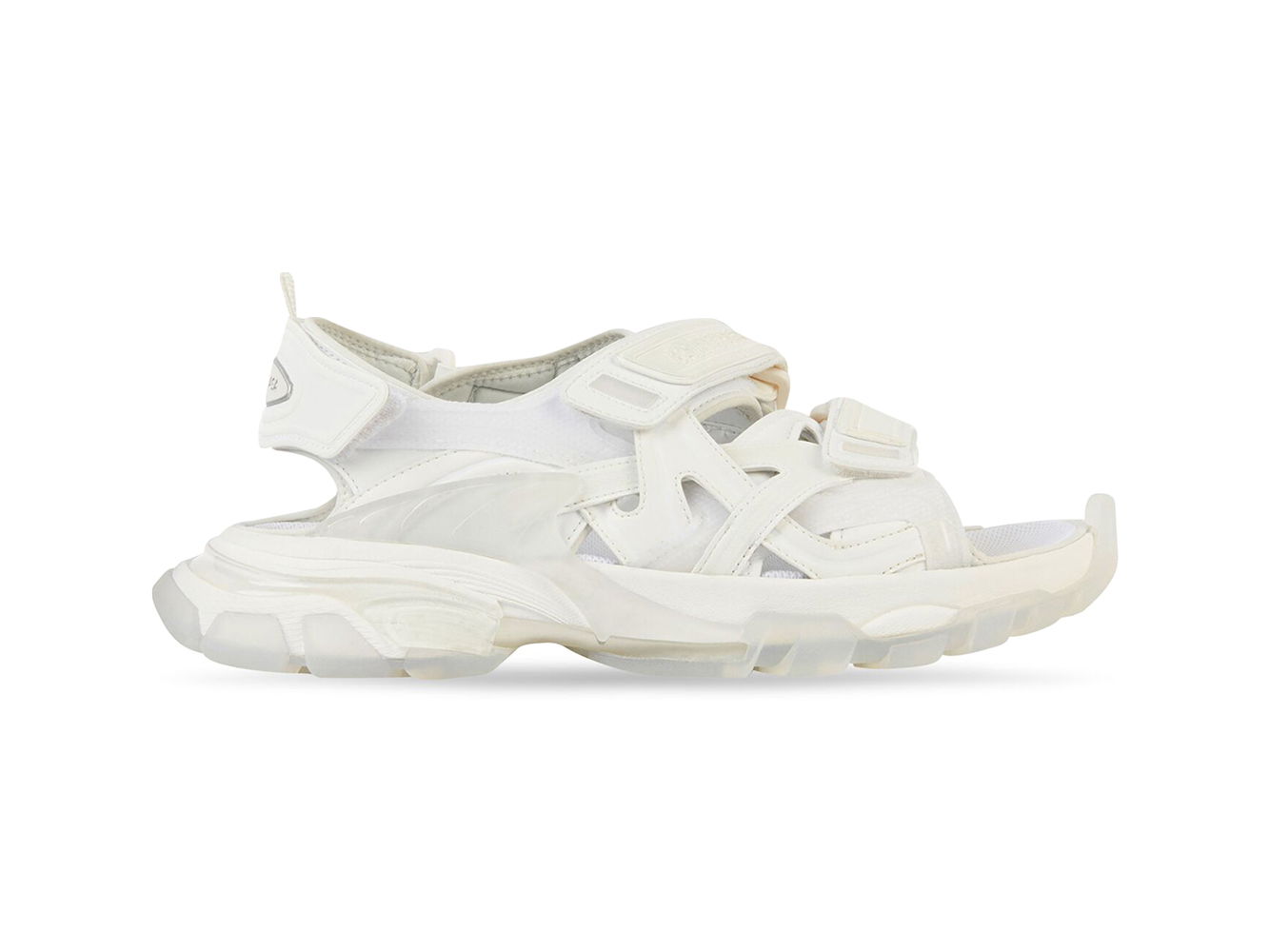Кецове и обувки Balenciaga Track Sandal Clear Sole White W Бяло | 655948W2CC29000, 0