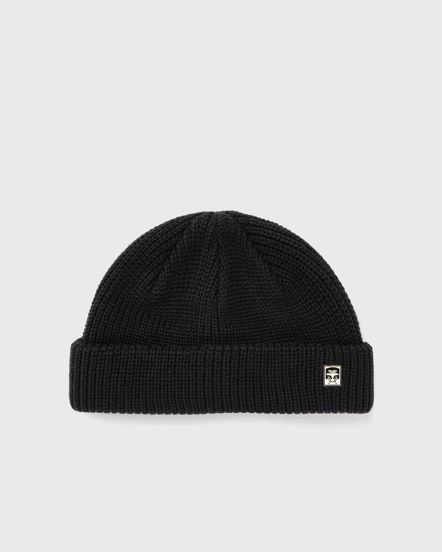 Шапка OBEY Short Knit Beanie Черно | 100030125-BLK, 0