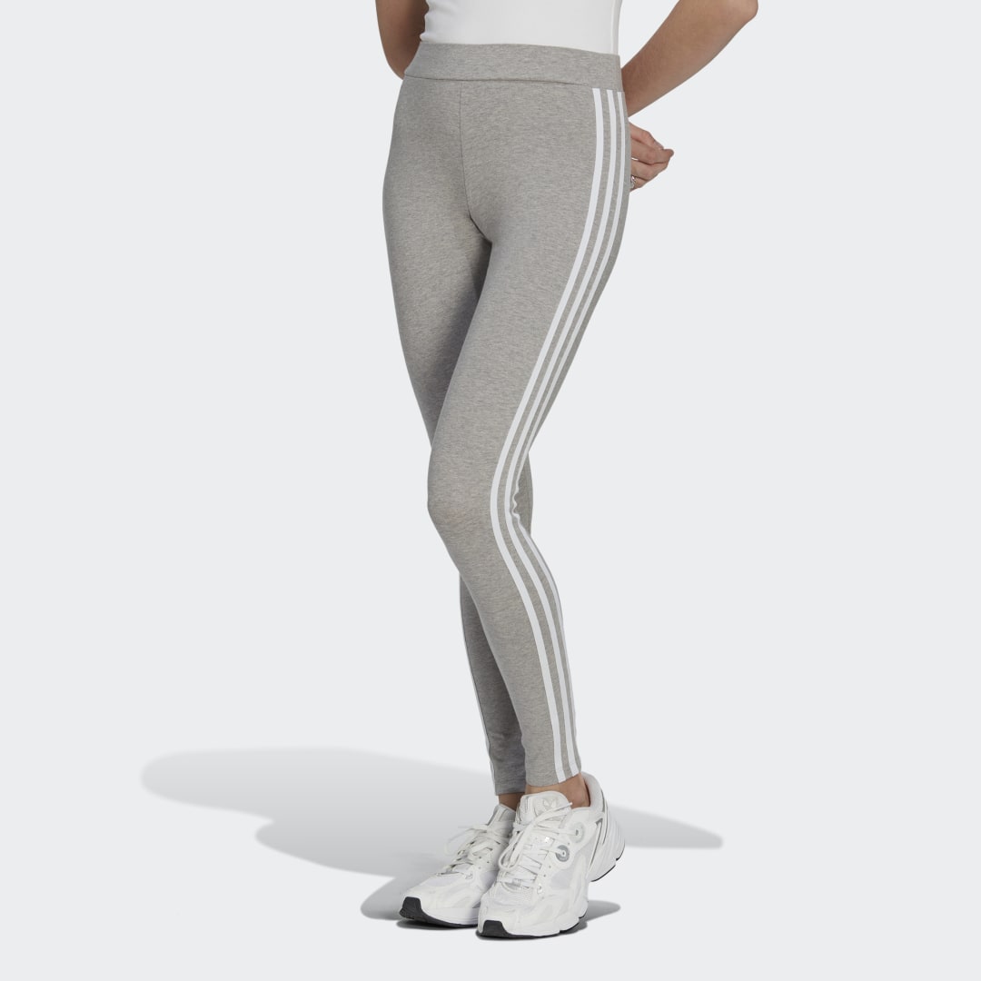 Клинове adidas Performance Adicolor Classics 3-Stripes Leggings Сиво | IB7384, 0