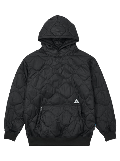 Суитчър Palace Pertex Quilter Hoodie Черно | P22CS124