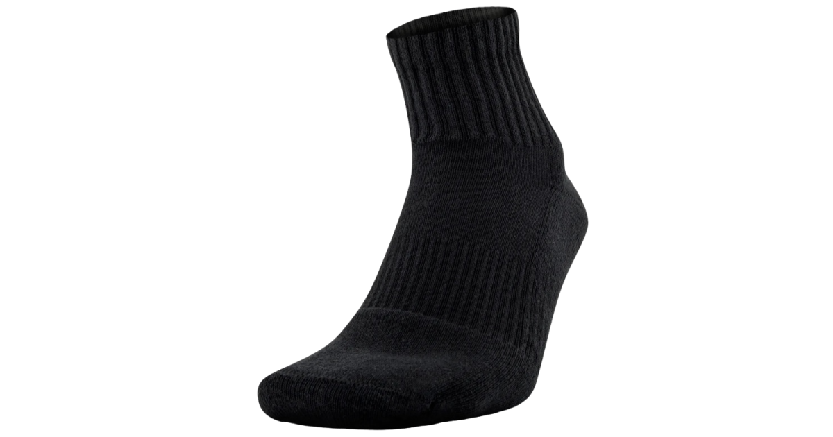 Чорапи Under Armour Charged Cotton 2 Quarter Socks Черно | 1298736-001, 1