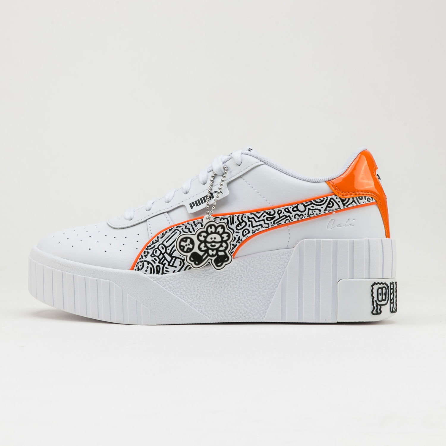 Кецове и обувки Puma Cali Wedge Mr. Doodle Бяло | 374210 01, 0