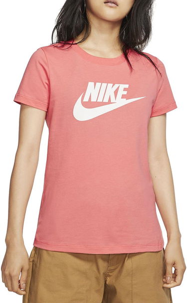 Тениска Nike Women's Essential Icon Futura T-Shirt Розово | bv6169-655, 0