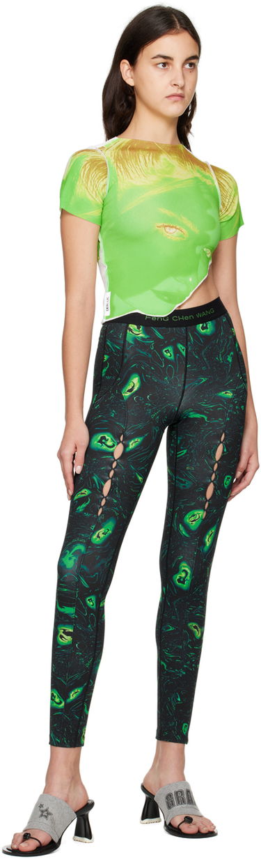Клинове Feng Chen Wang Feng Chen Wang Phoenix Sport Leggings Зелено | FWF14LG01, 3