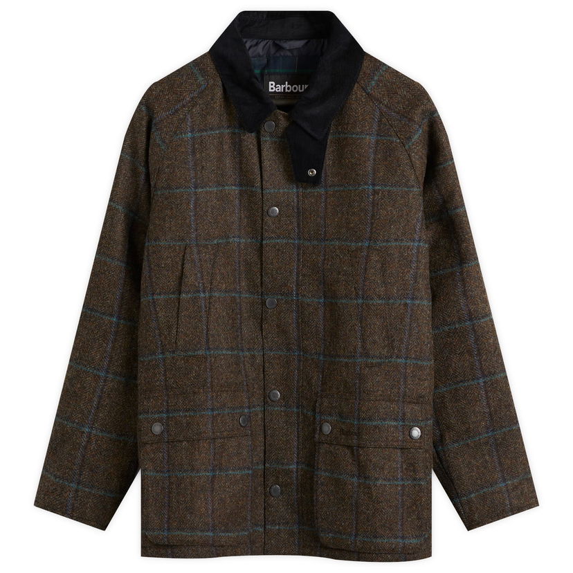 Яке Barbour Bedale Check Wool Jacket Large Кафяво | MWO0288BR72