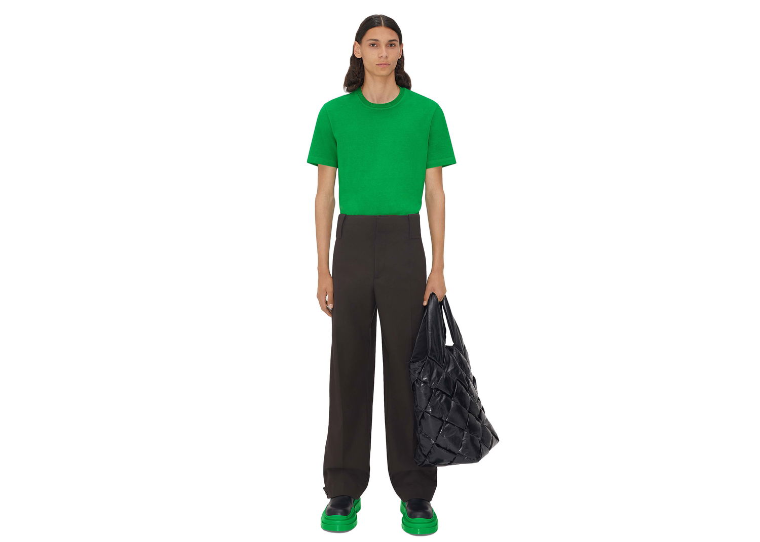 Тениска Bottega Veneta T-shirt Зелено | 649055VF1U04809, 0