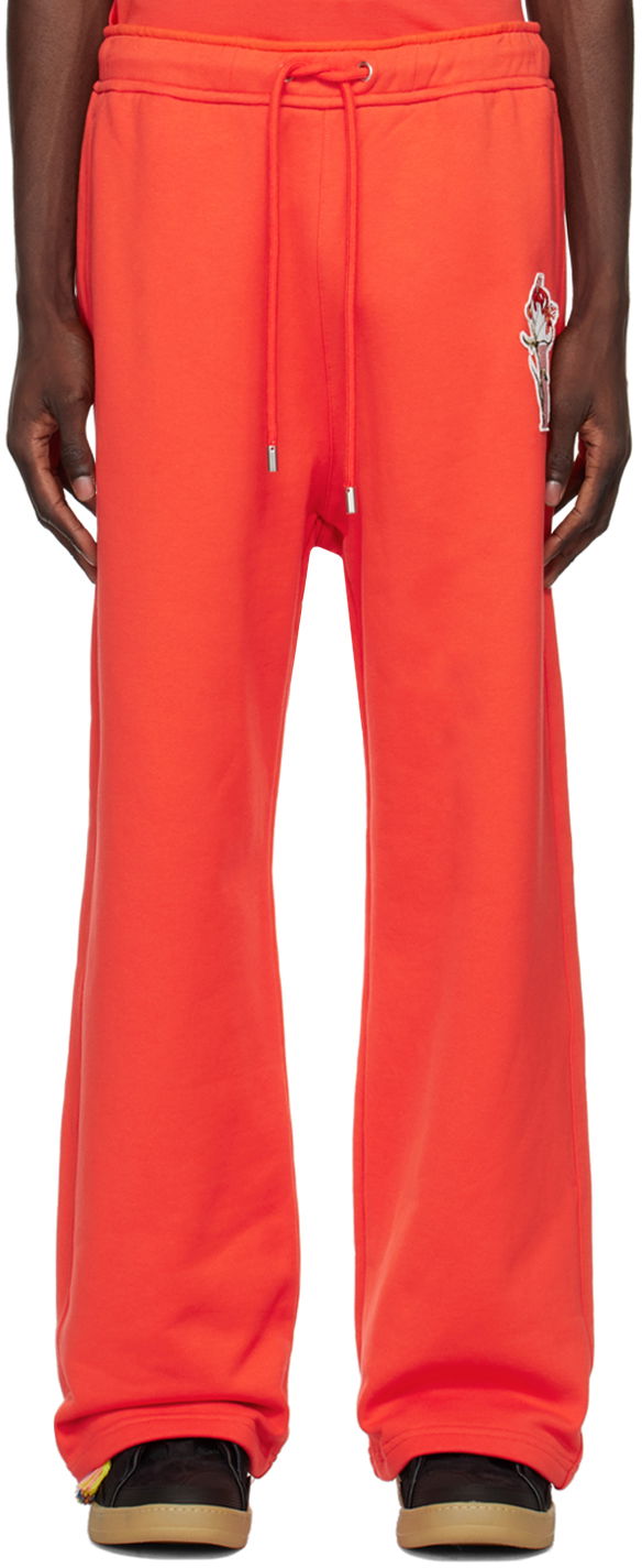 Спортни панталони LANVIN Lanvin Patch Lounge Pants Червено | RM-TRY055-J303-P23, 0