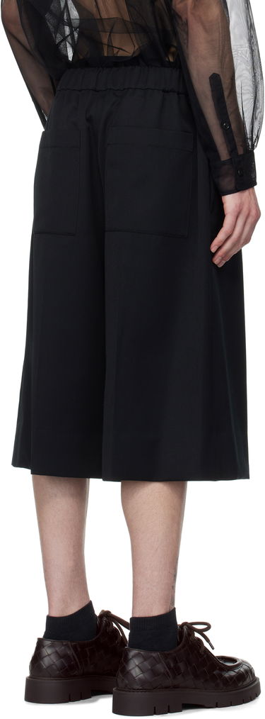 Къси панталони Simone Rocha Simone Rocha Wide Leg Long Shorts Черно | 4148D 1217, 2