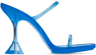 Аксесоари Amina Muaddi Amina Muaddi Brito Slipper Heeled Sandals Синьо | 11S333535BRI, 0