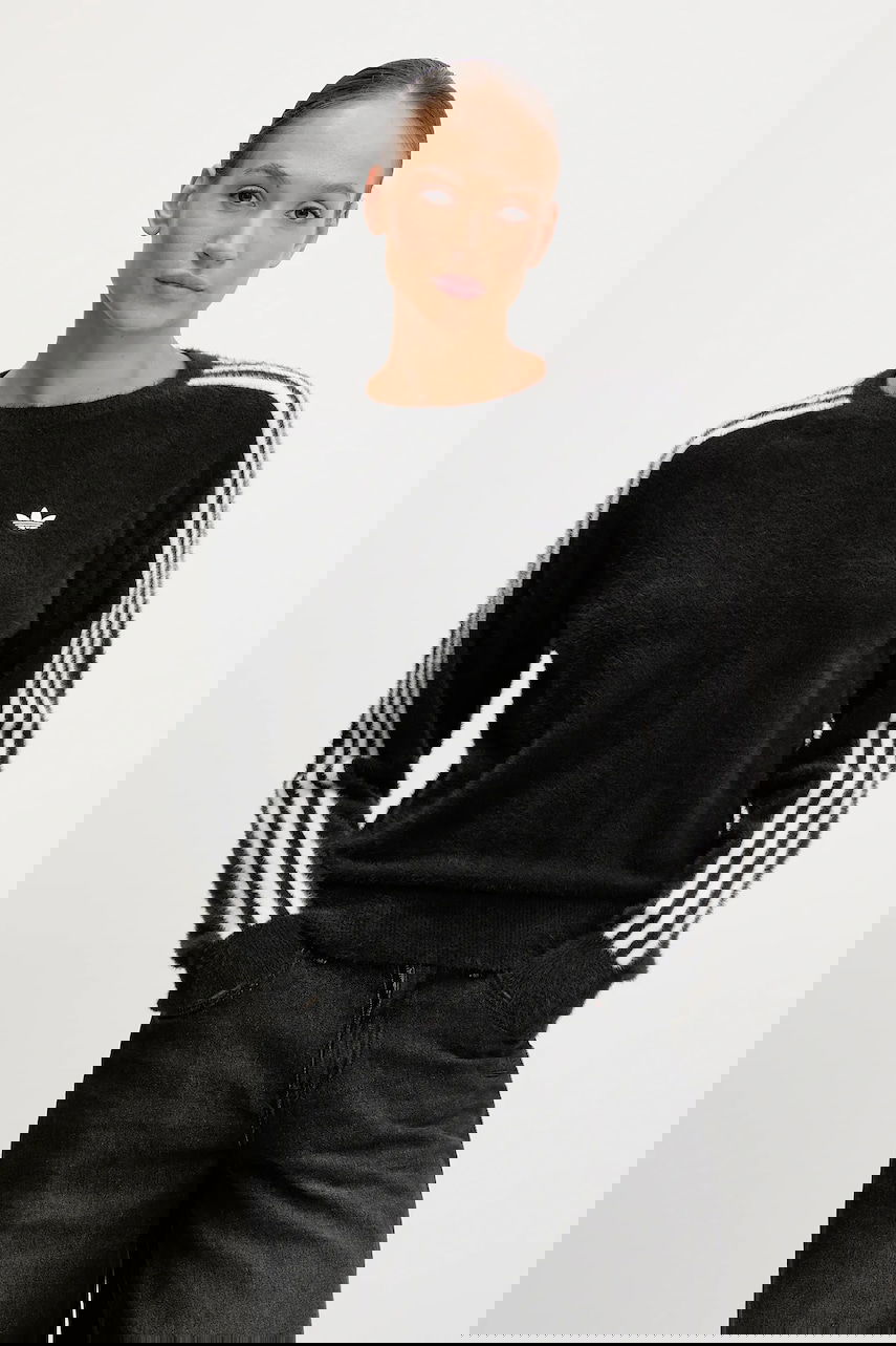 Пуловер adidas Originals adidas Originals Holiday Fuzzy Sweater Черно | JX7813, 0
