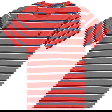 Тениска Polo by Ralph Lauren Polo Ralph Lauren Men's Multi Stripe T-Shirt Spring Red Multi Червено | 710916587002, 0