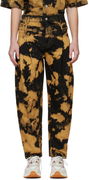 Feng Chen Wang Tie-Dye Pleated Jeans