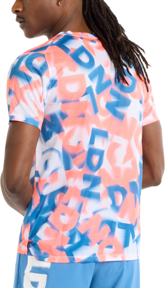 Тениска New Balance London Edition Printed Running T-Shirt Многоцветен | mt512-mlt, 1