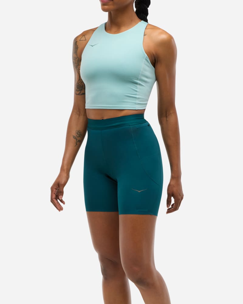 Потник Hoka One One Novafly 6'' Knit Shorts Зелено | 1151088-BLTW, 0