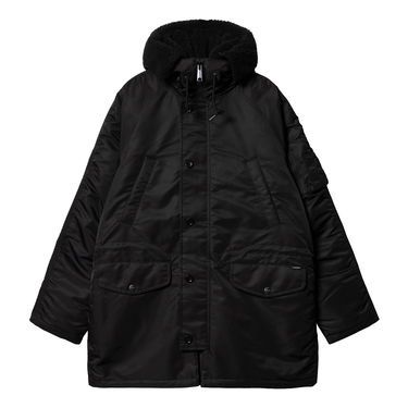 Парка Carhartt WIP Hooded Parka with Faux-Fur Lining Черно | I033929_9, 8