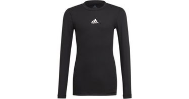 Тениска adidas Originals Techfit Long Sleeve Training Shirt Черно | h23152, 1