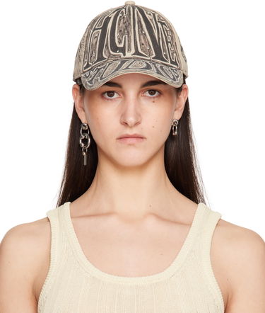 Шапка с козирка Acne Studios Acne Studios Organic Cotton Baseball Cap Бежово | C40404-, 0