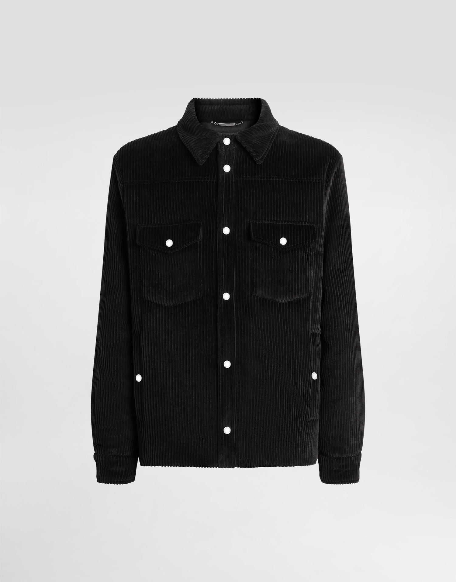Яке Dolce & Gabbana Dolce & Gabbana Padded Velvet Shirt Jacket Черно | G9BRETFUVFEN0000, 0