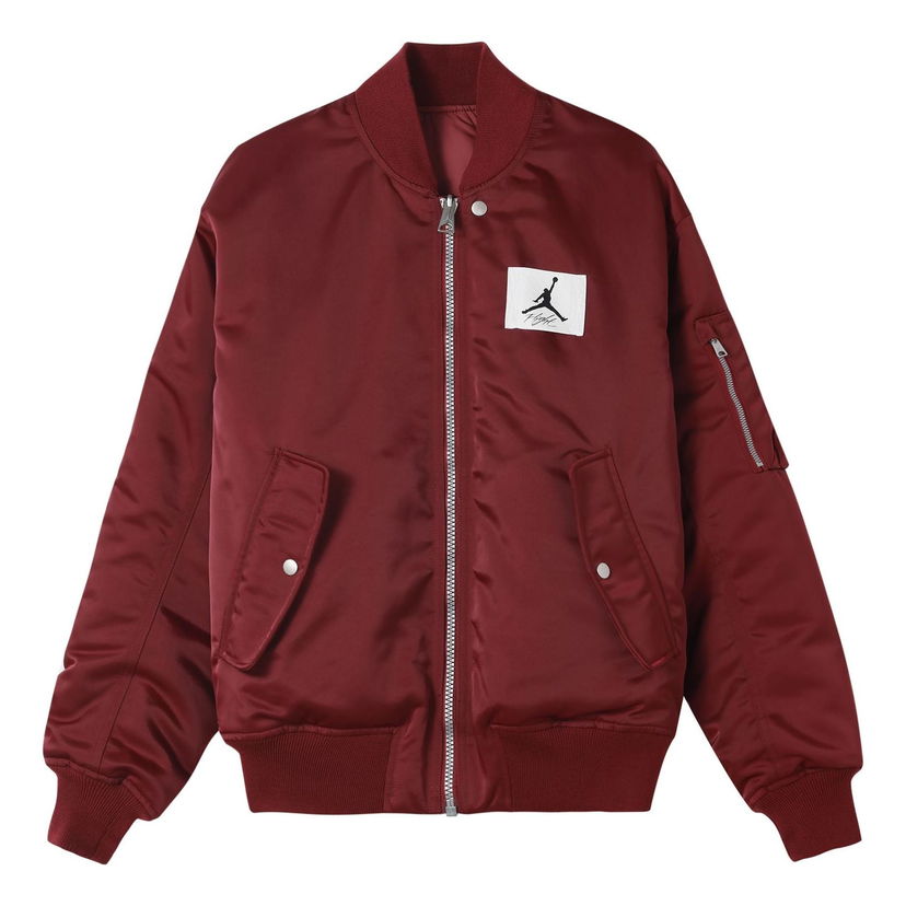 Яке бомбър Jordan Jordan Essentials Statement Jacket Бургунди | DQ7345-680