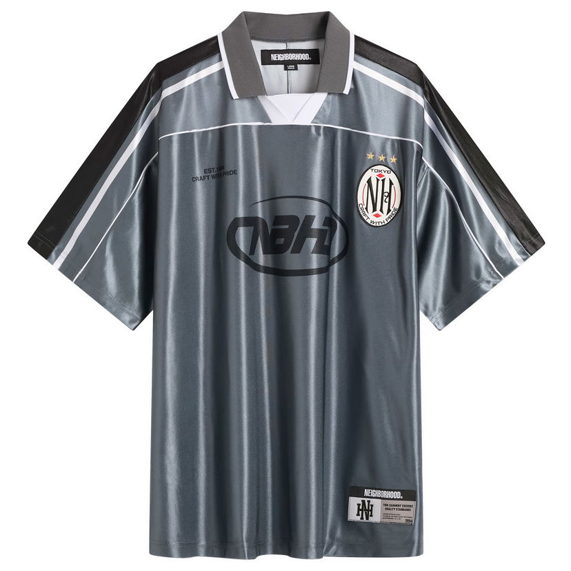 Риза Neighborhood Neighborhood Game Shirt, Size Large Сиво | 251FPNH-CSM16-GRY